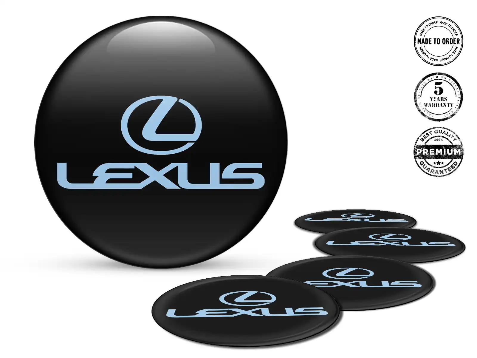 Lexus Pegatinas de Cúpula Edición Emblemas de Racing